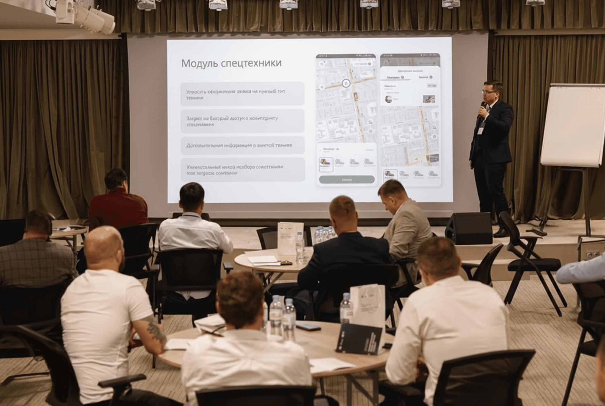 A woman with a backpack stands on the road
